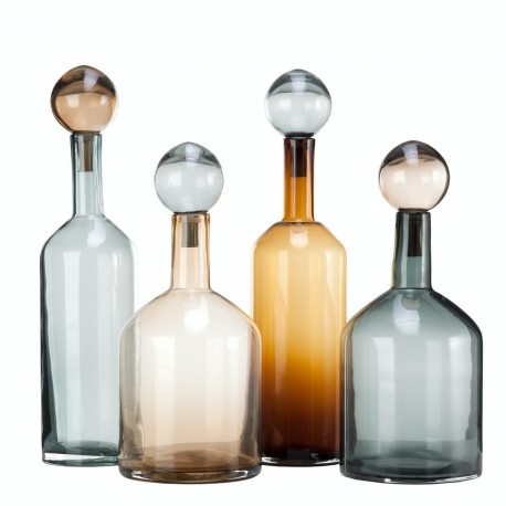 pols potten bubbles bottles carafes bouteilles design verres souffle