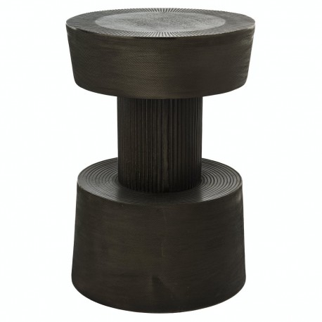 Tabouret table d'appoint alu graphite Pols Potten Nut