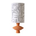 hk living pied de lampe de table design gres terre cuite