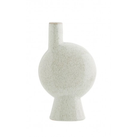 madam stoltz vase design retro gres blanc