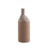 madam stoltz vase design bouteille gres brut terracotta
