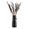 madam stoltz vase gres noir artisanal style rustique campagne