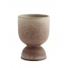 cache pot design original gobelet gres marron coquetier madam stoltz