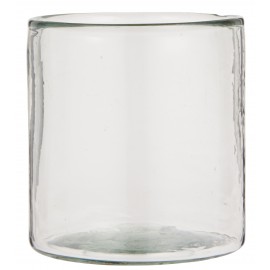 Kerzenhaltervase aus Glas von IB Laursen