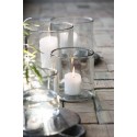 vase cache pot verre epais transparent porte bougie ib laursen