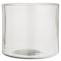 vase rond large verre transparent epais porte bougie ib laursen