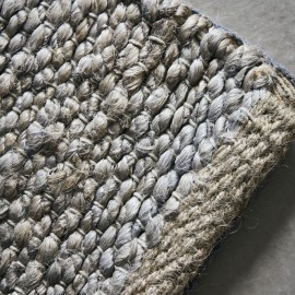 house doctor hempi tapis de couloir chanvre jute greige 90 x 300 cm