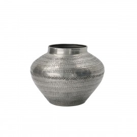 Gravierte Aluminiumvase House Doctor Arti