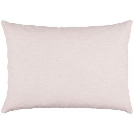 taie oreiller rectangulaire lin rose pastel poudre 50 x 70 cm ib laursen