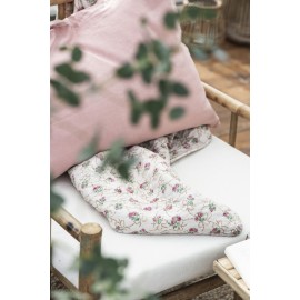 Taie d'oreiller rectangulaire lin IB Laursen rose