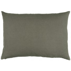 taie d oreiller rectangulaire lin gris taupe 50 x 70 cm ib laursen