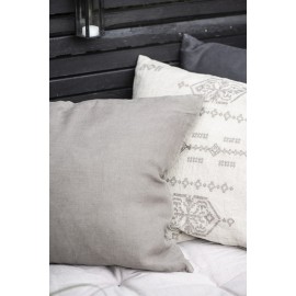 Housse de coussin lin IB Laursen gris