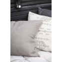 taie d oreiller rectangulaire lin gris taupe 50 x 70 cm ib laursen