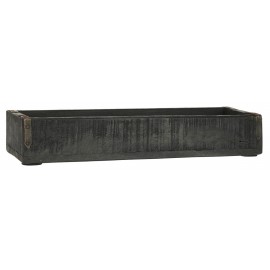 Boîte étroite rectangulaire bois recyclé IB Laursen noir