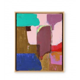 hk living chapter 3  tableau abstrait multicolore 40 x 50 cm