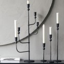 house doctor trivo petit chandelier noir metal forge epure