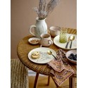 bloomingville table a manger ronde rotin tresse naturel julietta