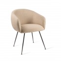 Fauteuil de table confortable Pols Potten Buddy beige