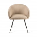 Fauteuil de table confortable Pols Potten Buddy beige