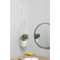 Jardinière suspendue design Umbra Bolo Planter blanc