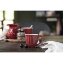 Tasse mug grès côtelé IB Laursen Mynte rouge