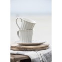 Tasse côtelé grès IB Laursen Mynte gris