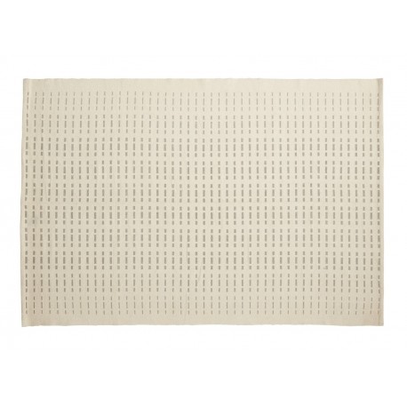 hubsch tapis motif design contemporain creme gris 120 x 180 cm