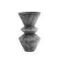 madam stoltz vase design terre cuite gris fonce aspect pierre