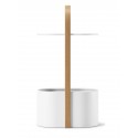 umbra table basse bout de canape contemporaine design blanc bellwood