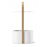 umbra table basse bout de canape contemporaine design blanc bellwood