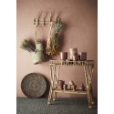 madam stoltz table console en tiges de bambou style retro camapagne