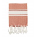 Serviette de hammam fouta Madam Stoltz orange