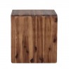 bloomingville table de chevet bois fonce d acacia hassel