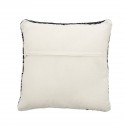 bloomingville coussin carre laine tisse motif noir blanc