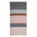 bloomingville tapis multicolore larges rayures basma 120 x 60 cm