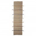 bloomingville tapis long jute franges de couleur clas