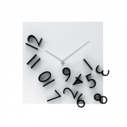 Horloge murale design falling numbers Karlsson
