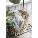 panier ovale tressage ajoure en transparence ib laursen set de 2