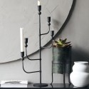 house doctor chandelier design epure 5 branches metal noir forge ira