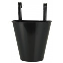 petite jardiniere a suspendre metal zinc noir ib laursen