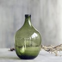house doctor vase dame jeanne verre vert rec