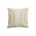 coussin coton tufte blanc style art deco motif graphique nordal alya