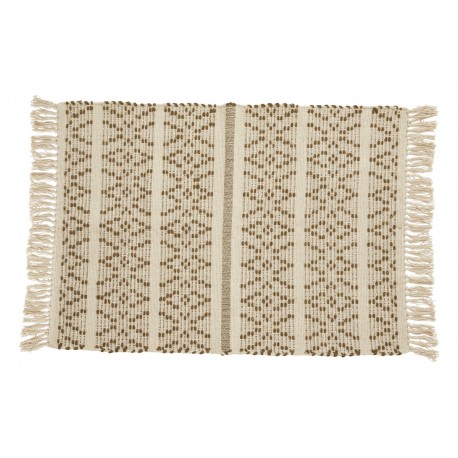 Tapis descente de lit franges Nordal Joy