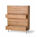 hk living meuble modulable design scandinave bois clair element c