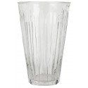 Vase verre strié IB Laursen