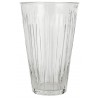 Vase conique verre strié IB Laursen
