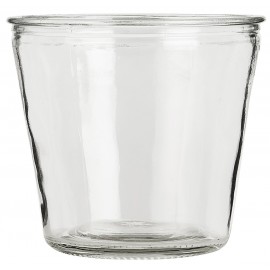 ib laursen cache pot verre transparent conique