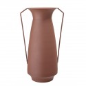 bloomingville grand vase metal marron rouille
