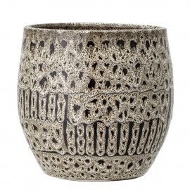 bloomingville cache pot motif decoratif terre cuite bakir