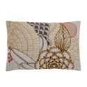 bloomingville coussin brode coton chic rectangulaire graham